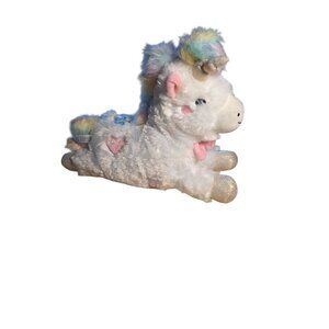 FAO Schwarz Glow Brights Plush LED w/Sound Unicorn Stuffed Animal NEW TAGS